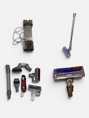 Dyson V8 Accessories Bundle – Stick, 2 Motorheads, Attachments, Charger & Dock